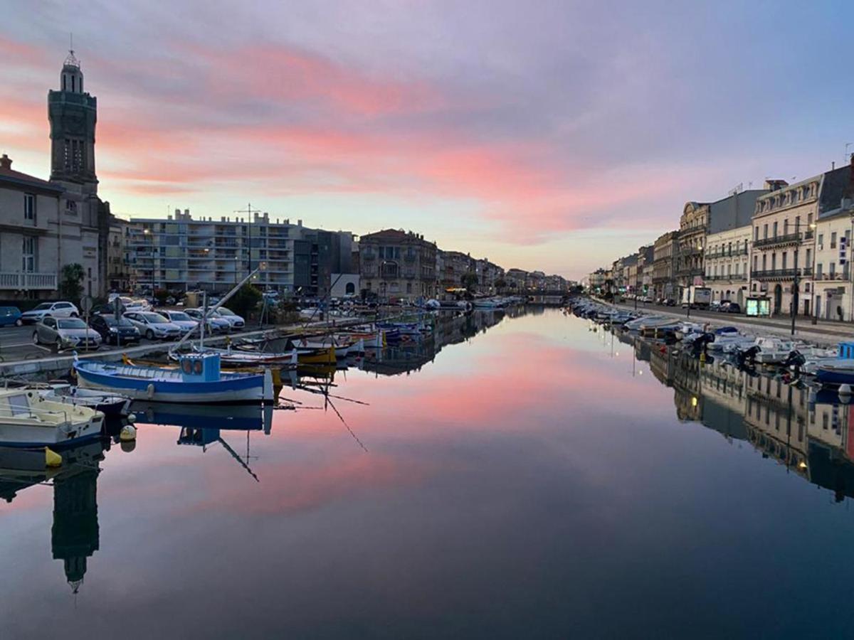 Hypercentre, Grand Studio Charmant Traversant De 47M2 Sète Exterior foto